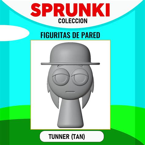 Archivo STL INCREDIBOX SPRUNKI / TUNNER (TAN) 🦸 ・Diseño para descargar ...