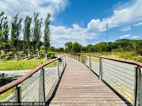 三亚亚龙湾热带天堂森林公园全海景玻璃栈道观景台。