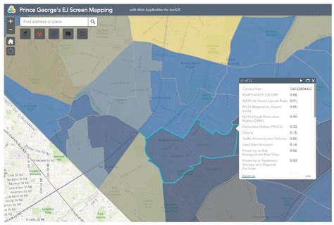 Utilization of the Maryland Environmental Justice Screening Tool: A ...