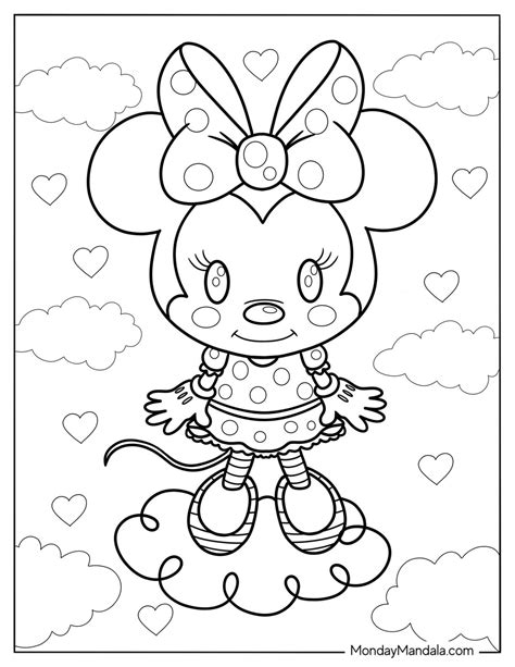Adorable Kawaii Disney Coloring Pages Coloring Page Little Disney