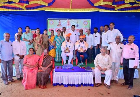 distribution of confirmation letter to office bearers of veerashaiva ...