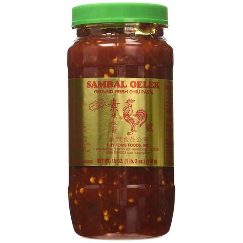 HUY FONG Sambal Oelek Chili Paste (12 X 18 OZ) - JDJ Trading
