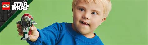 LEGO Star Wars Boba Fett's Starship Microfighter 75344 Building Toy Set ...