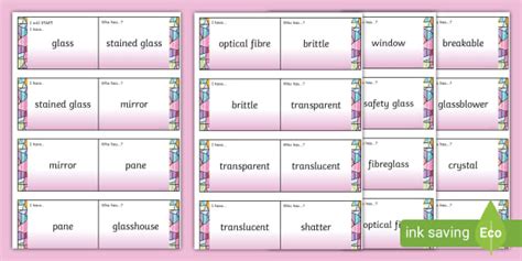 Glass Loop Cards - Year 3-6 Science - Twinkl