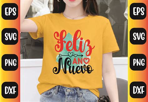Feliz Ano Nuevo Svg Graphic by Cute Designer · Creative Fabrica