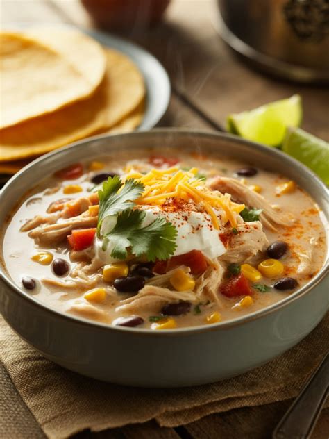 Easy Creamy Chicken Taco Soup Ready in 40 Minutes