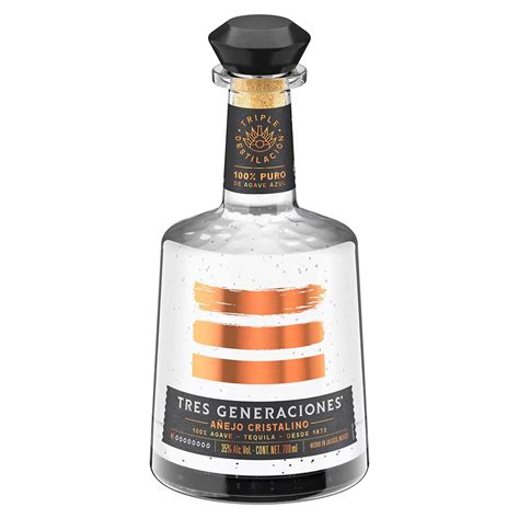 Pack de 2 Tequila Tres Generaciones Añejo Cristalino 700 ml | Bodega ...