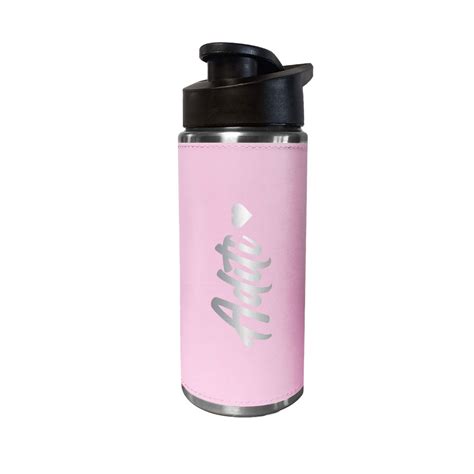 Buy Custom Pink Water Bottle With Name Online - Nutcase