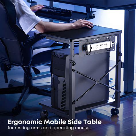 Snapklik.com : PUTORSEN Height Adjustable Computer Tower Stand - 2-Tier ...