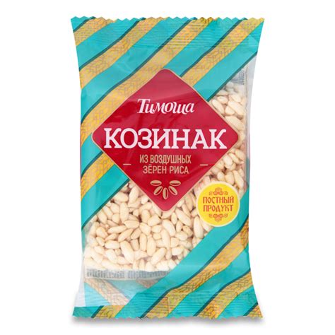 Козинак из Воздушных Зёрен Риса Тимоша м/у 50г (Ресей/Россия) купить ...