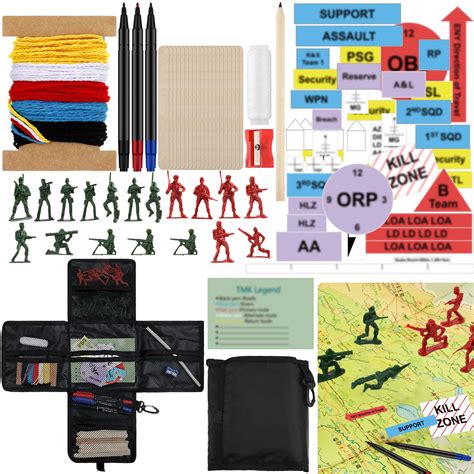 Buy Eaasty Terrain Model Kit Army Platoon Land Navigation Kit Terrain ...