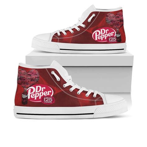 Dr. Pepper Shoes, Dr. Pepper High Top Sneaker, Soda Pop Fan Converse ...