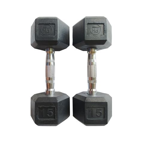 PlayHard Regular Hex Dumbbells - 15 LBS (PAIR) | Shopee Philippines