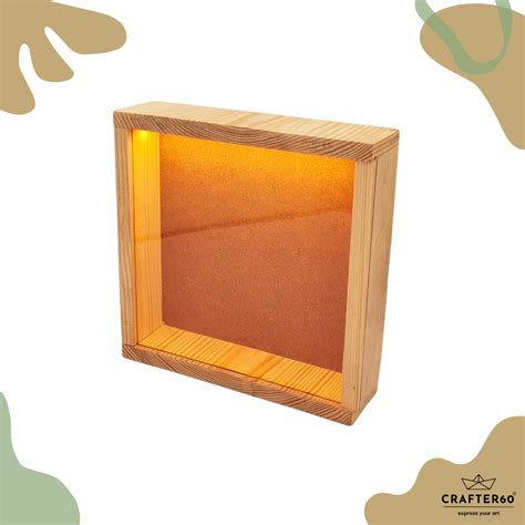 DIY Shadow Boxes with LED Light | CRAFTER60 Decorative Craft Base ...