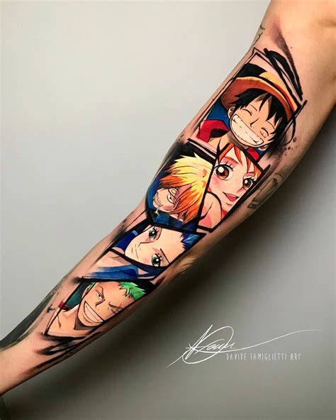 One Piece Anime Tattoo