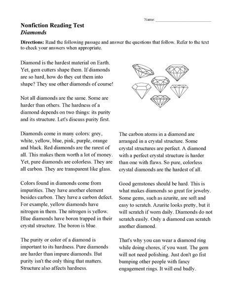 Reading Comprehension Worksheets | Online or Printable