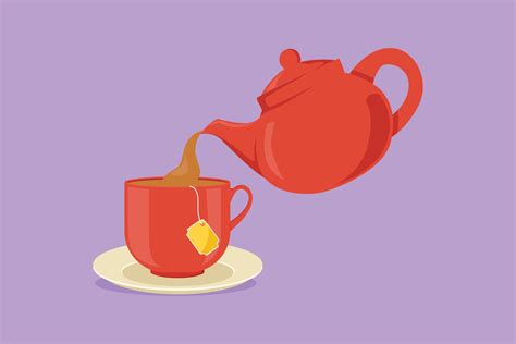 Teapot Pouring Tea Drawing at Callum Melvin blog