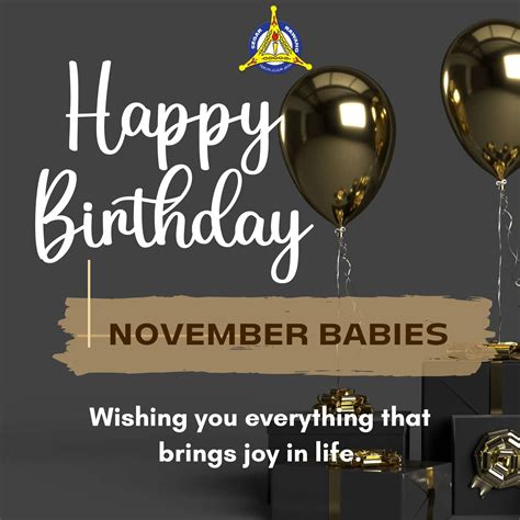 November Happy Birthday Images
