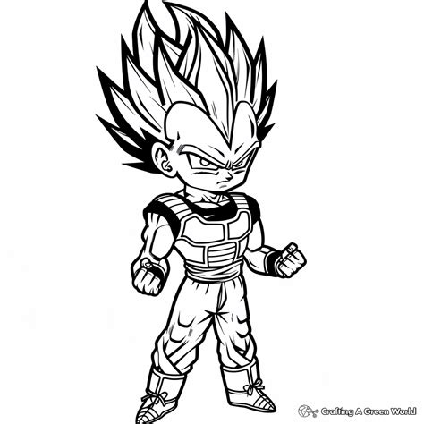 Vegeta Coloring Pages - Free & Printable!