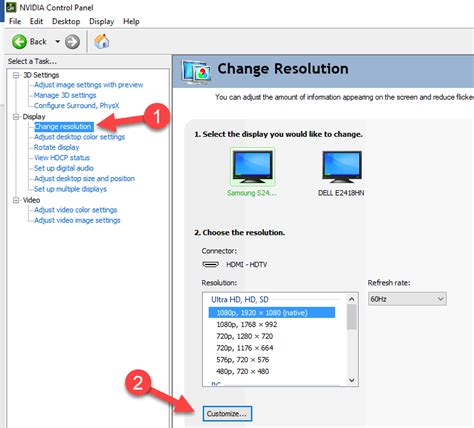 Image result for Custom Screen Resolution