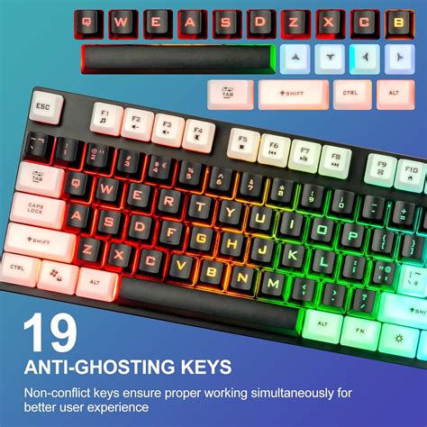 CHONCHOW Light Up Keyboard and Mouse Combo, Full India | Ubuy