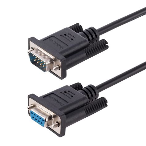 StarTech.com 3m RS232 Serial Null Modem Cable, Crossover Serial Cable w ...
