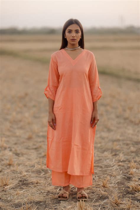 Melon kurta set – Silai Studio
