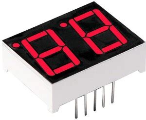 Quadmarq Electronics QDE290 0.56 inch 2-digit Red Display 7-Segment LED ...