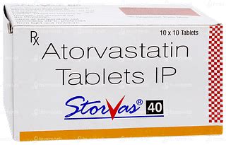 Storvas 40 Tablet – Cholesterol & Triglyceride Control