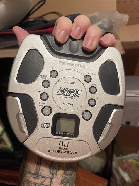 Found an old Rio mp3 player and one of my main portable CD players. : r ...