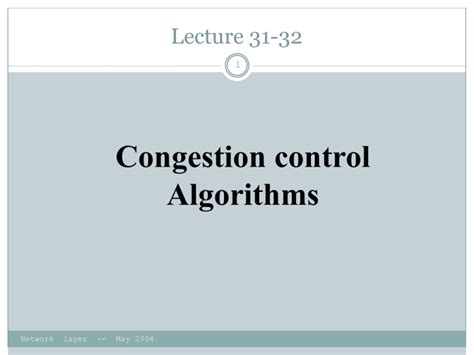 Image result for Custom Congestion Control Algorithms