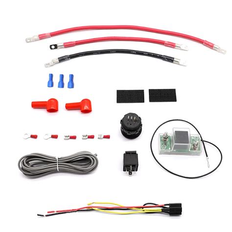 Ulfeng UTV-SBI-CM UTV Dual Battery Connect Cable and Monitor Kit ...