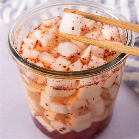 Korean Pickled Radish (aka Pickled Daikon Radish)