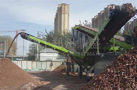 山东·济南——移动破碎站处置建筑垃圾_建筑垃圾处理