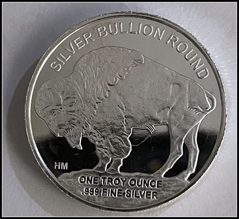 1 oz. Highland Mint Silver Round - 2023 Buffalo Design .999 Fine ...