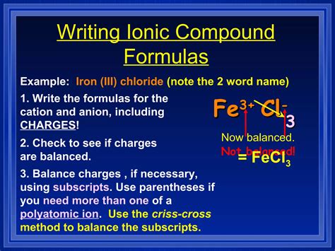 Chemistry - Chp 9 - Chemical Names and Formulas - PowerPoint | PPT