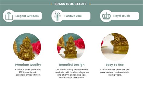 Buy Pick End Now Lord Kuber Brass Statue for Home Temple | Product ...