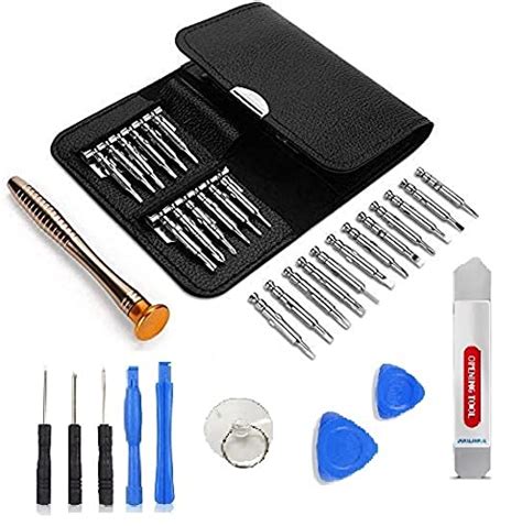 AFFLATUS 25 in 1 Screwdriver Set with Magnetic Bits and Mobile Opening ...