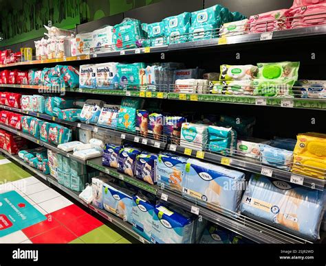 Kyiv, Ukraine - February 11, 2025: A wide variety of baby and adult ...