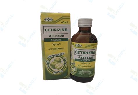 Cetirizine for allergies (Allecur Syrup) - Medicines - Getmeds