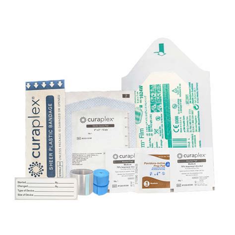 Curaplex® IV Start Kit With Tegaderm™, Alcohol, No Flush | Bound Tree