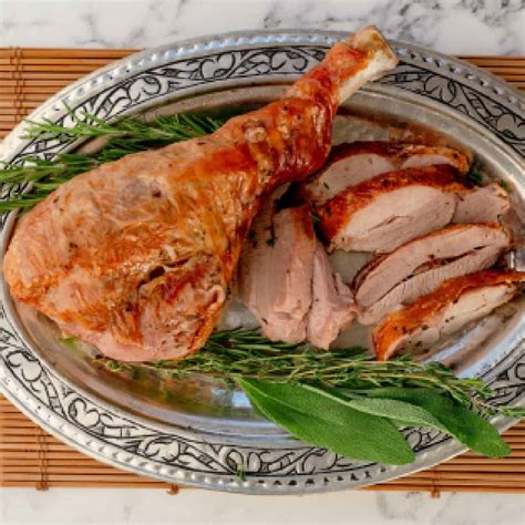 Roasted Turkey Legs Recipe (Keto Friendly) 🍗 - Cast Iron Keto