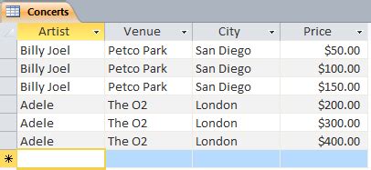 Image result for Example of 3NF