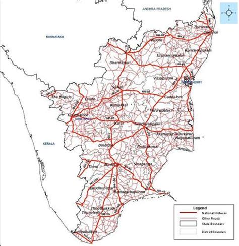 Transportation in Tamil Nadu, Roadways, Airways, Railways in TN