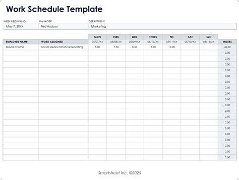 Google Doc Schedule Template - Free Schedule Printable 2026