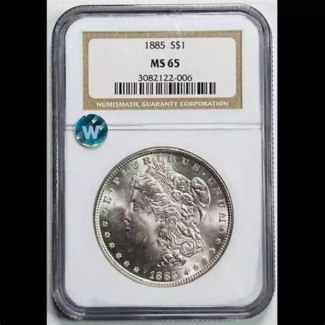 1885 Morgan Silver Dollar NGC MS-65 Sight White - Bob Paul Rare Coins