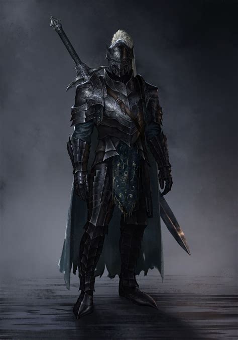 black knight, MIVA - dokyeom Gwon | Dark fantasy artwork, Fantasy art ...