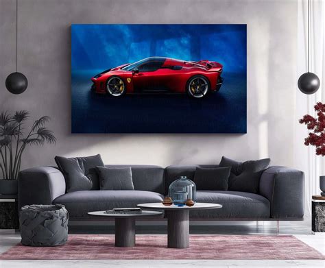 Car Metal Poster | 2025 Ferrari F80-001 Metal Poster – Futuristic Hype ...