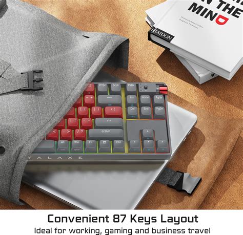 ROYALAXE R87 Wireless Mechanical Keyboard, Hot Swappable India | Ubuy