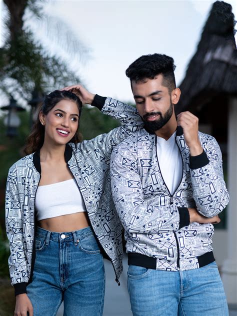 Buy Light Grey Geometric Printed Velvet Jacket